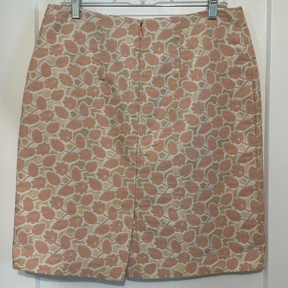 Merona pink and gold floral pencil skirt - Picture 5 of 11